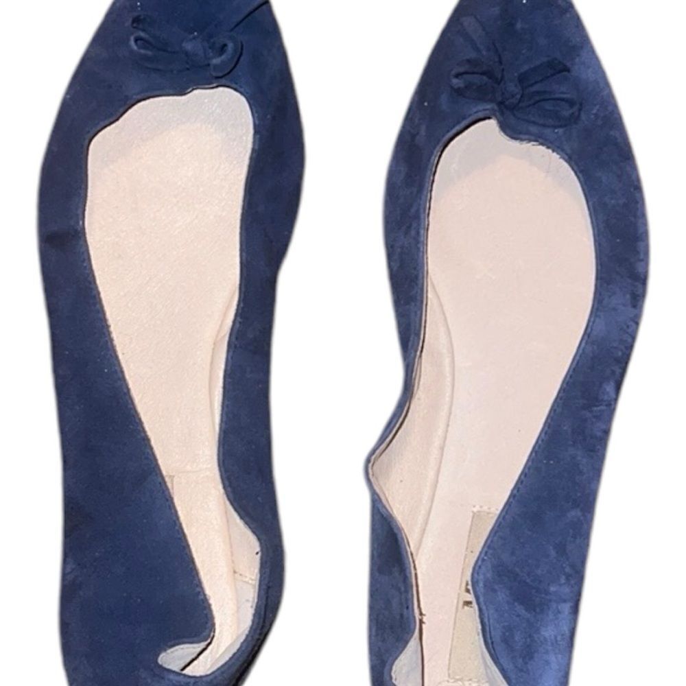 Mia Limited Edition Blue Suede Flat Shoes Size 7 B